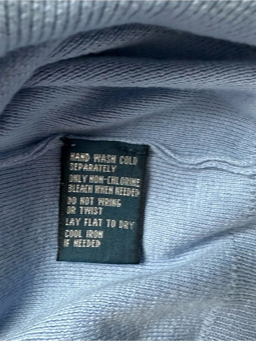 Polo by Ralph Lauren Light Blue V-Neck Sweater Vest with Yellow Pony L